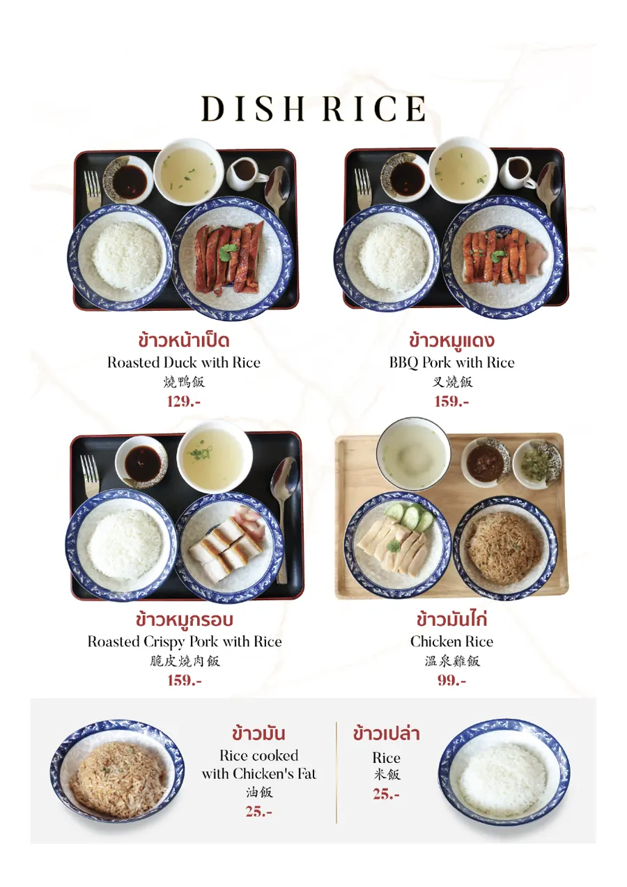 Rice Sets · ข้าวจานเดียว
